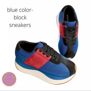 JEFFREY CAMPBELL | color block platform sneakers